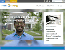 Tablet Screenshot of fresh-energy.org